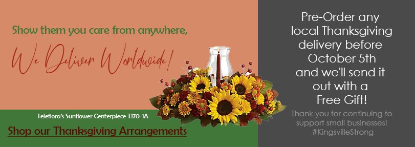 Flower Delivery to Kingsville by New Designs